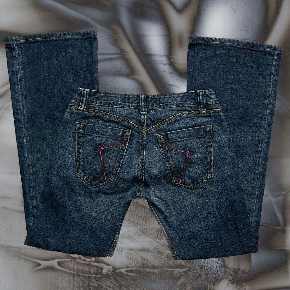 American-vintage Women's Navy and Blue Jeans
